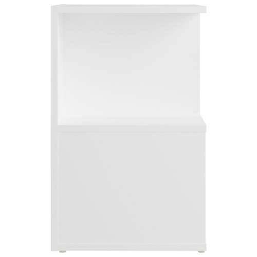 Noćni ormarići 2 kom bijeli 35 x 35 x 55 cm konstruirano drvo - Bijela 2 Cijena