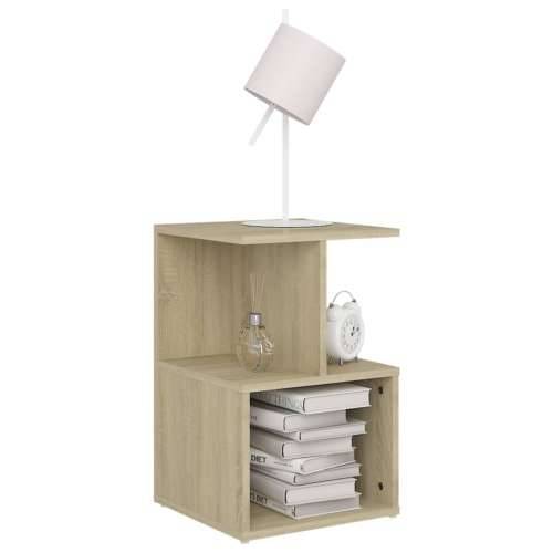 Noćni ormarići 2 kom boja hrasta 35x35x55 cm konstruirano drvo - sonoma hrast 2 Cijena