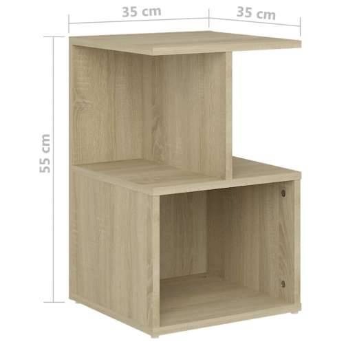 Noćni ormarići 2 kom boja hrasta 35x35x55 cm konstruirano drvo - sonoma hrast 2 Cijena