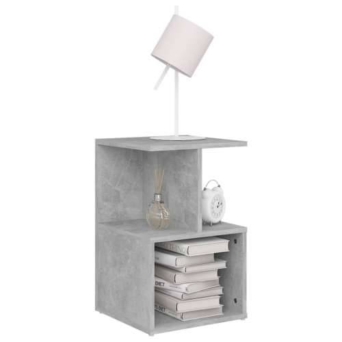 Noćni ormarići 2 kom boja betona 35x35x55 cm konstruirano drvo - Beton siva 2 Cijena