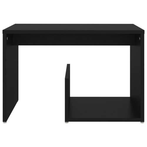 Bočni stolić crni 59 x 36 x 38 cm od konstruiranog drva - Crna 1 Cijena