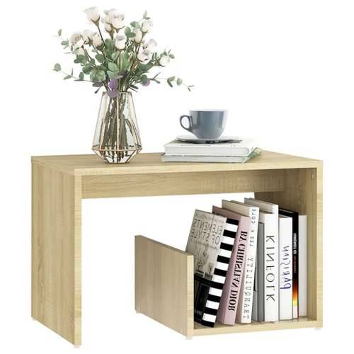 Bočni stolić boja hrasta sonome 59x36x38 cm konstruirano drvo - sonoma hrast 1 Cijena