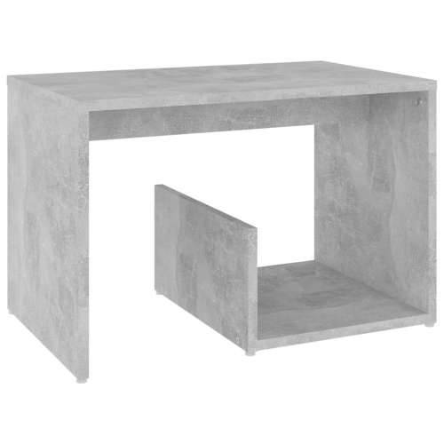 Bočni stolić siva boja betona 59 x 36 x 38 cm konstruirano drvo - Beton siva 1 Cijena