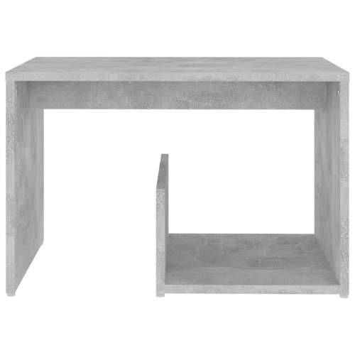 Bočni stolić siva boja betona 59 x 36 x 38 cm konstruirano drvo - Beton siva 1 Cijena