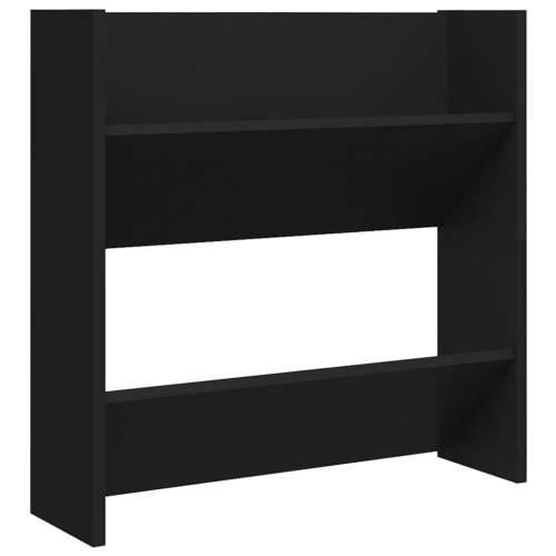 Zidni ormarići za cipele 4 kom crni 60 x 18 x 60 cm drveni - Crna 4 60 cm 1 Cijena