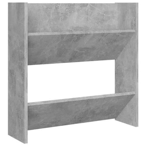 Zidni ormarići za cipele 2 kom boja betona 60x18x60 cm drveni - Beton siva 2 60 cm 1 Cijena