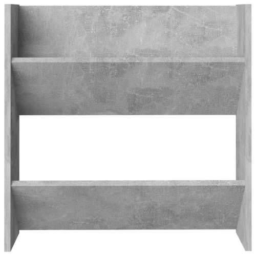 Zidni ormarići za cipele 2 kom boja betona 60x18x60 cm drveni - Beton siva 2 60 cm 1 Cijena