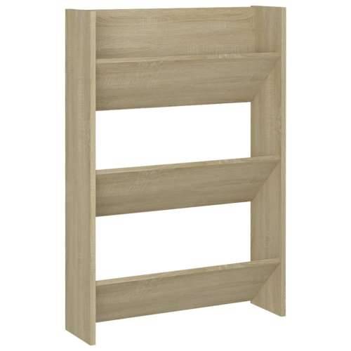 Zidni ormarići za cipele 2 kom boja hrasta 60x18x90 cm drveni - sonoma hrast 2 90 cm 60 cm Cijena
