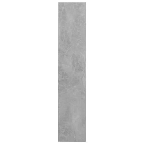 Zidni ormarić za cipele siva boja betona 60 x 18 x 90 cm drveni - Beton siva 1 90 cm 60 cm Cijena