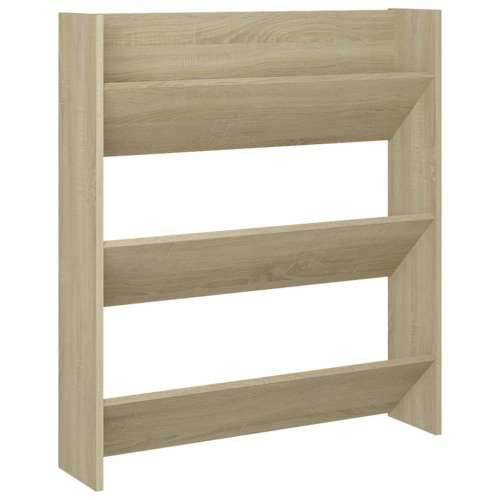 Zidni ormarići za cipele 2 kom boja hrasta 80x18x90 cm drveni - sonoma hrast 2 90 cm 80 cm Cijena