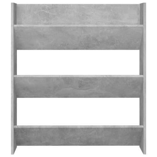 Zidni ormarići za cipele 2 kom boja betona 80x18x90 cm drveni - Beton siva 2 90 cm 80 cm Cijena