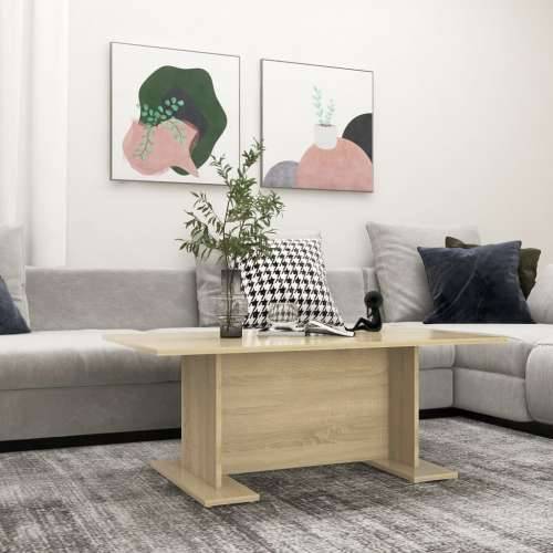 Stolić za kavu boja hrasta sonome 103,5 x 60 x 40 cm od iverice - sonoma hrast 1 Cijena