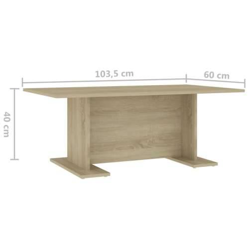 Stolić za kavu boja hrasta sonome 103,5 x 60 x 40 cm od iverice - sonoma hrast 1 Cijena