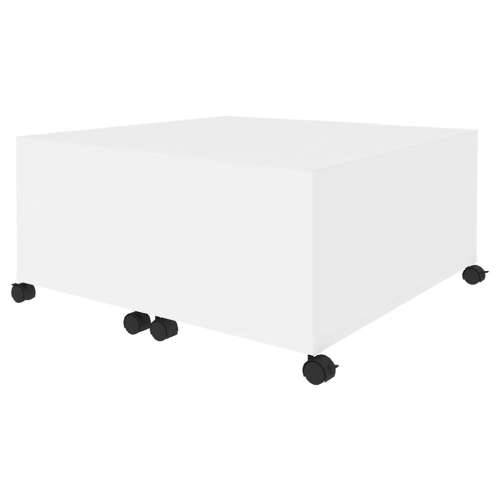 Stolić za kavu bijeli 75 x 75 x 38 cm od iverice - Bijela 1 Cijena