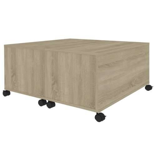 Stolić za kavu boja hrasta sonome 75 x 75 x 38 cm od iverice - sonoma hrast 1 Cijena
