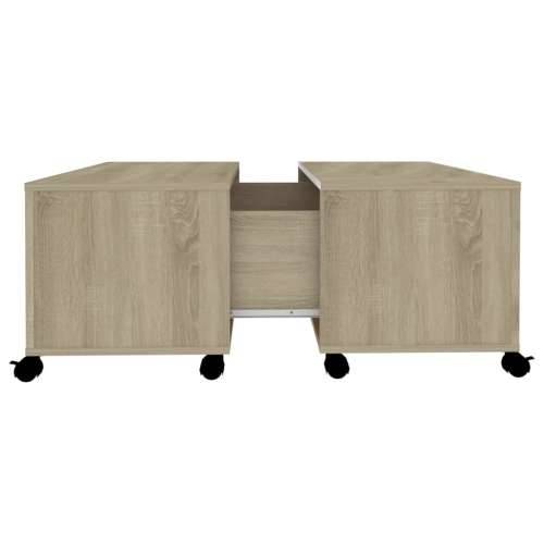 Stolić za kavu boja hrasta sonome 75 x 75 x 38 cm od iverice - sonoma hrast 1 Cijena