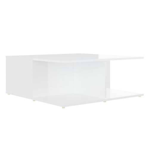 Stolić za kavu bijeli 80 x 80 x 31 cm od konstruiranog drva - Bijela 1 Cijena