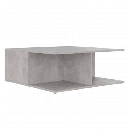 Stolić za kavu siva boja betona 80 x 80 x 31 cm od iverice - Beton siva 1 Cijena