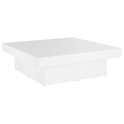 Stolić za kavu bijeli 90 x 90 x 28 cm od konstruiranog drva - Bijela 1 Cijena