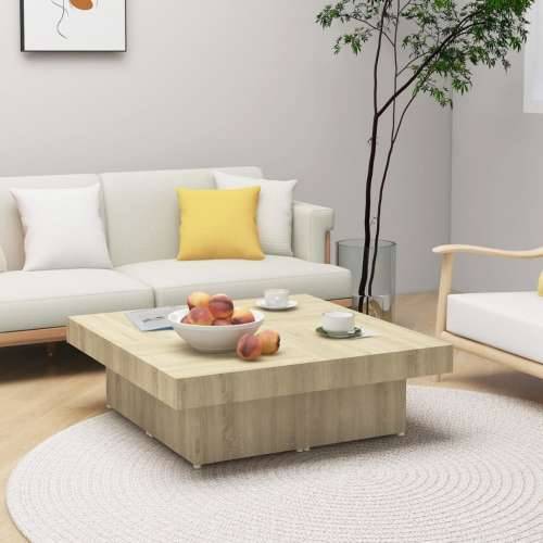 Stolić za kavu boja hrasta sonome 90 x 90 x 28 cm od iverice - sonoma hrast 1 Cijena