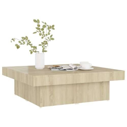 Stolić za kavu boja hrasta sonome 90 x 90 x 28 cm od iverice - sonoma hrast 1 Cijena