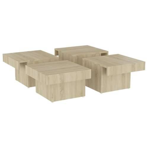 Stolić za kavu boja hrasta sonome 90 x 90 x 28 cm od iverice - sonoma hrast 1 Cijena