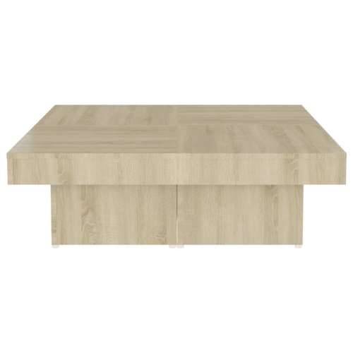 Stolić za kavu boja hrasta sonome 90 x 90 x 28 cm od iverice - sonoma hrast 1 Cijena