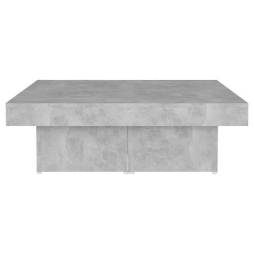 Stolić za kavu boja betona 90 x 90 x 28 cm konstruirano drvo - Beton siva 1 Cijena