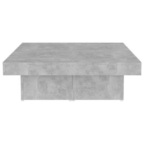 Stolić za kavu boja betona 90 x 90 x 28 cm konstruirano drvo - Beton siva 1 Cijena