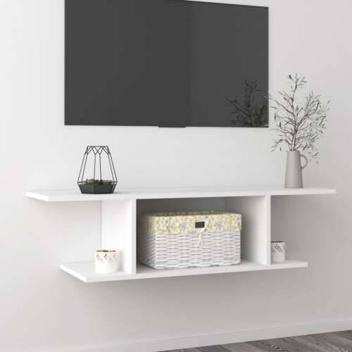 Zidni TV ormarić bijeli 103 x 30 x 26,5 cm - Bijela 1 Cijena