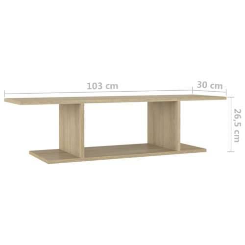Zidni TV ormarić boja hrasta sonome 103 x 30 x 26,5 cm - sonoma hrast 1 Cijena