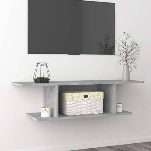 Zidni TV ormarić siva boja betona 103 x 30 x 26,5 cm - Beton siva 1 Cijena