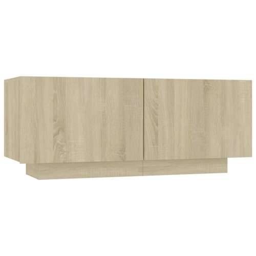 Noćni ormarić boja hrasta sonome 100x35x40 cm konstruirano drvo - sonoma hrast 1 Cijena