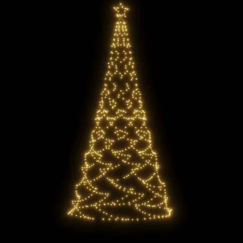 Božićno drvce s metalnim stupom 500 LED tople bijele 3 m Cijena