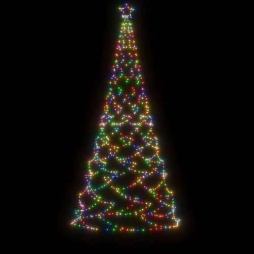 Božićno drvce s metalnim stupom 500 LED žarulja šarene 3 m Cijena