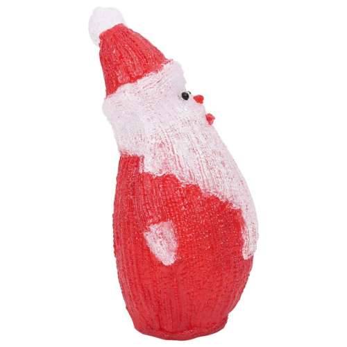 LED božićna akrilna figura Djeda Mraza unutarnja i vanjska 28cm Cijena