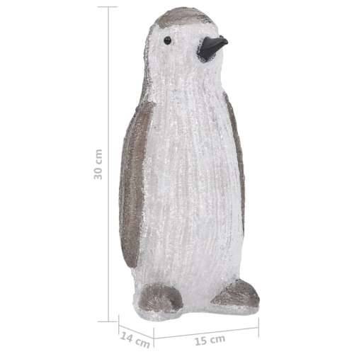 LED božićna akrilna figura pingvina unutarnja i vanjska 30 cm Cijena