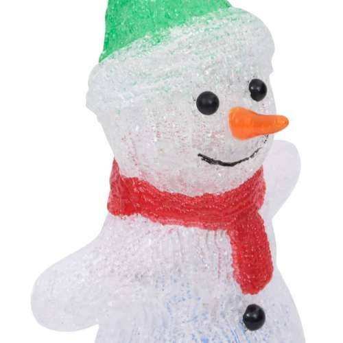 LED božićna akrilna figura snjegovića unutarnja i vanjska 30 cm Cijena