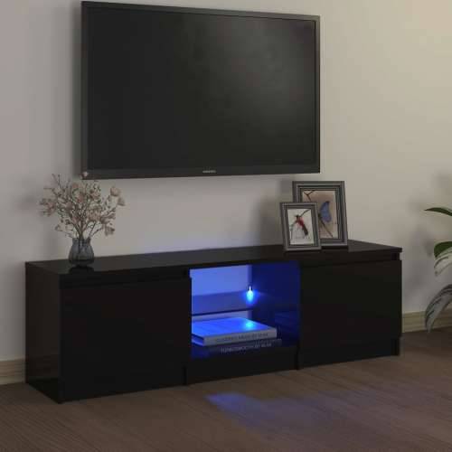 TV ormarić s LED svjetlima crni 120 x 30 x 35,5 cm - Crna 120 x 30 x 35.5 cm 1 Cijena