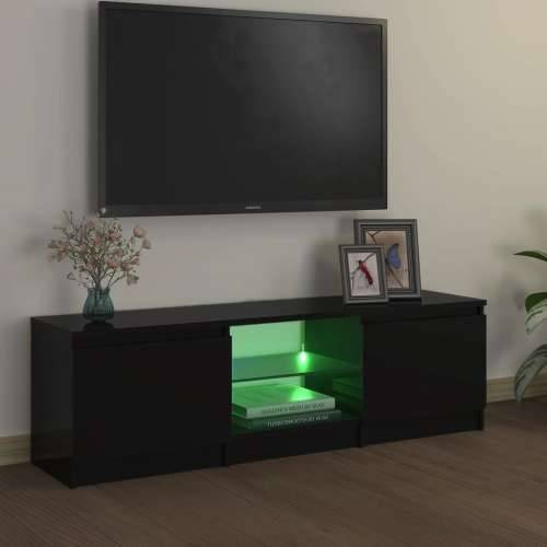 TV ormarić s LED svjetlima crni 120 x 30 x 35,5 cm - Crna 120 x 30 x 36 cm 1 Cijena