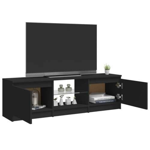 TV ormarić s LED svjetlima crni 120 x 30 x 35,5 cm - Crna 120 x 30 x 36 cm 1 Cijena