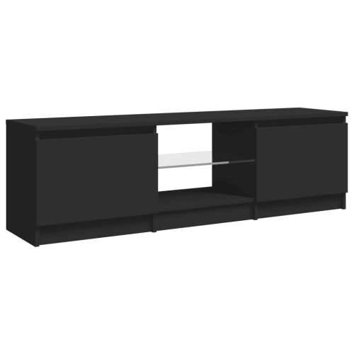 TV ormarić s LED svjetlima crni 120 x 30 x 35,5 cm - Crna 120 x 30 x 36 cm 1 Cijena