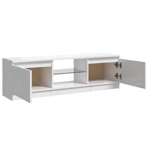 TV ormarić s LED svjetlima visoki sjaj bijeli 120x30x36 cm - Visoko sjajno bijela 120 x 30 x 36 cm 1 Cijena