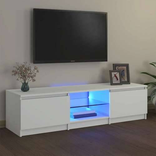 TV ormarić s LED svjetlima bijeli 140 x 40 x 36 cm - Bijela 140 x 40 x 36 cm 1 Cijena