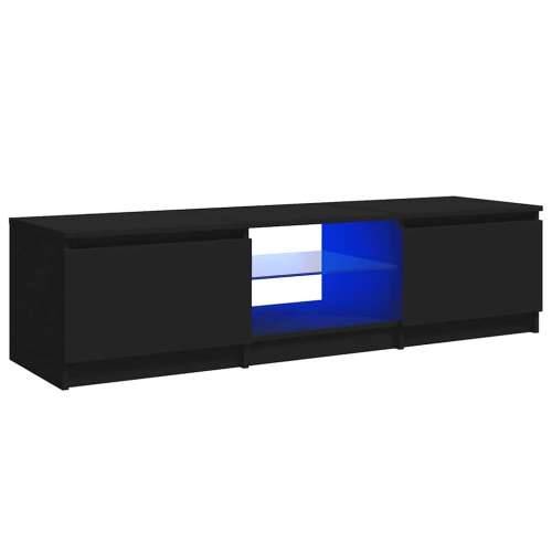 TV ormarić s LED svjetlima crni 140 x 40 x 36 cm - Crna 140 x 40 x 36 cm 1 Cijena