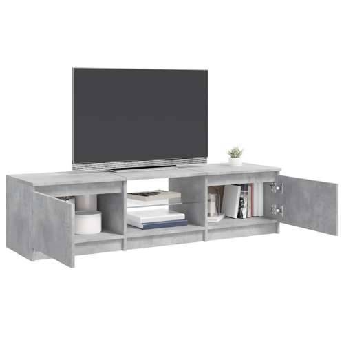 TV ormarić s LED svjetlima siva boja betona 140 x 40 x 36 cm - Beton siva 140 x 40 x 36 cm 1 Cijena