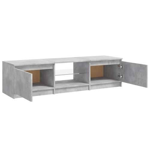 TV ormarić s LED svjetlima siva boja betona 140 x 40 x 36 cm - Beton siva 140 x 40 x 36 cm 1 Cijena