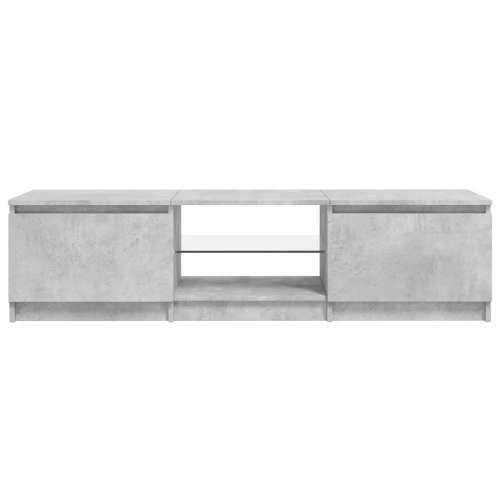 TV ormarić s LED svjetlima siva boja betona 140 x 40 x 36 cm - Beton siva 140 x 40 x 36 cm 1 Cijena