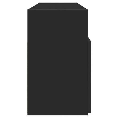 TV ormarić s LED svjetlima crni 120 x 30 x 50 cm - Crna 1 Cijena