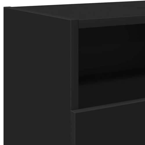 TV ormarić s LED svjetlima crni 120 x 30 x 50 cm - Crna 1 Cijena